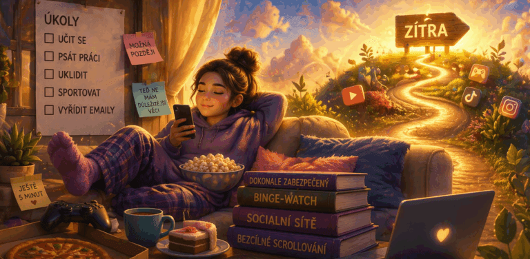 Prokrastinace a motivace, jak přestat odkládat a začít jednat